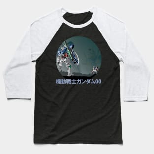 Exia vs 0 Gundam Baseball T-Shirt